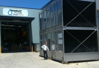 New cooling tower ready to be shipped out stainless steel cooling tower